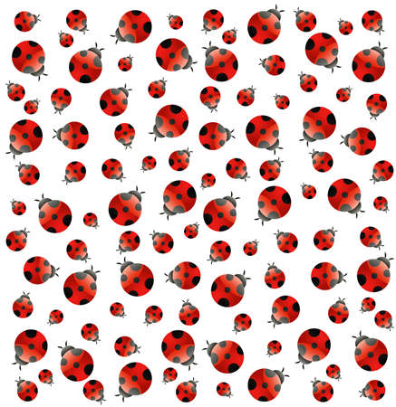  background with small ladybug.の写真素材