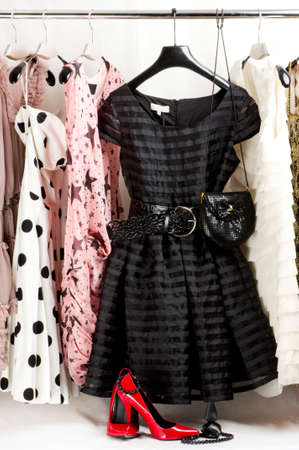 Sexy fashionable clothes, shoes and accessoriesの写真素材
