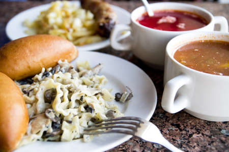 Tasty restaurant foodの写真素材