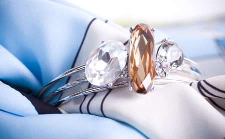 Beautiful jewelry on background