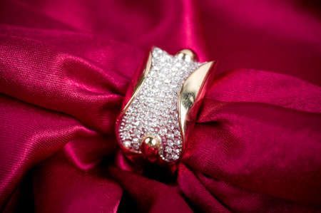 Beautiful jewelry on backgroundの写真素材