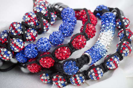 Beautiful jewelry on background
