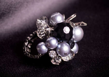 Beautiful jewelry on backgroundの写真素材