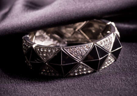 Beautiful jewelry on background
