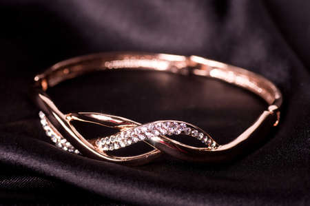 Beautiful jewelry on background