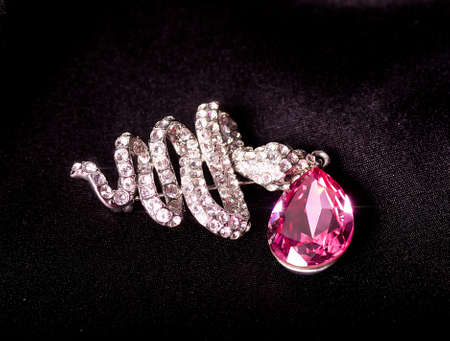 Beautiful jewelry on backgroundの写真素材