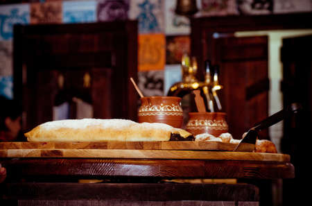 Tasty strudel with the delicious fillingの写真素材