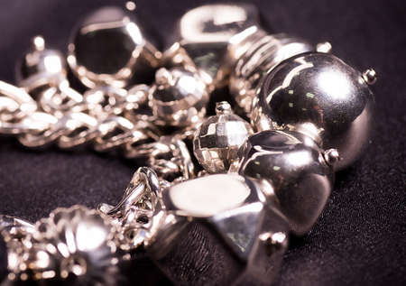 Beautiful jewelry on backgroundの写真素材