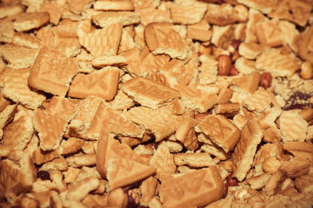 Small cakes with different stuffingの写真素材