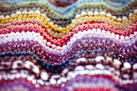 Colorful beads backgroundの写真素材