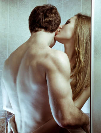 Portrait of happy loving coupleの写真素材