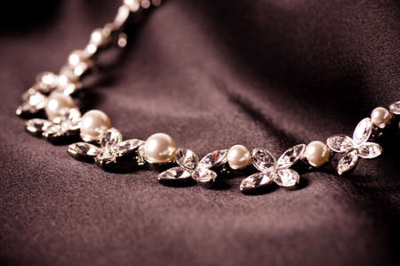 Beautiful jewelry on backgroundの写真素材