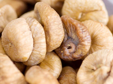 Tasty dried figsの写真素材