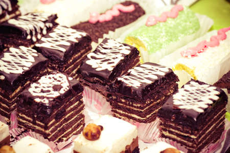Small tasty cakes with stuffing