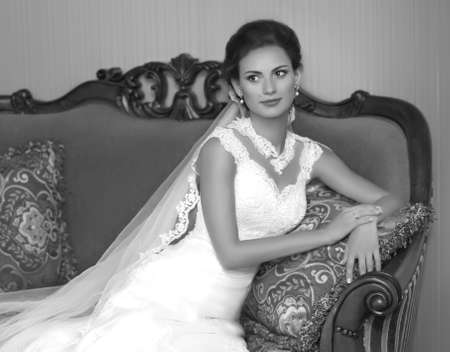 Bride on their wedding dayの写真素材