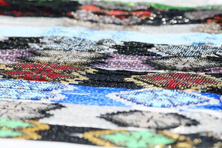 Colorful beads background