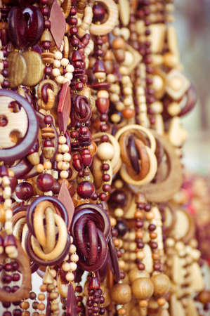 Colorful beads background