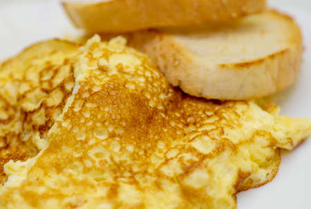 Breakfast with omelet