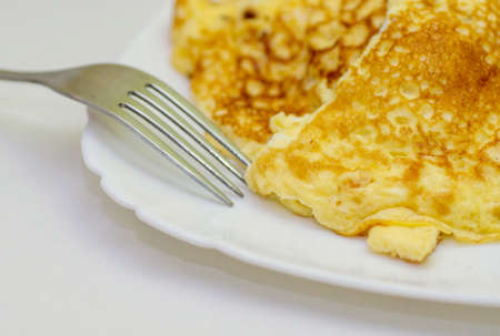Breakfast with omelet