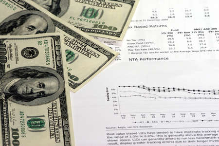 cash and textの写真素材