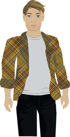 nice casual styleのイラスト素材