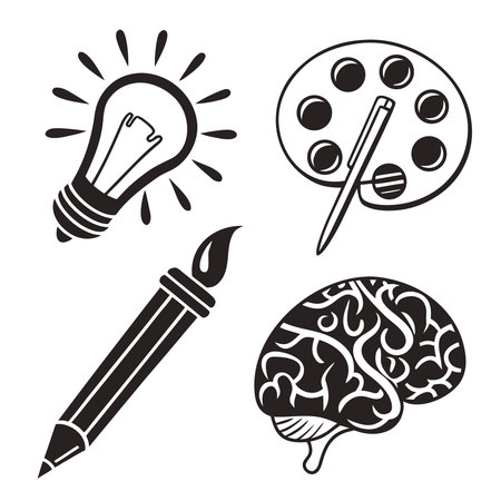 creative ideas design, vector illustration eps10 graphic  artのイラスト素材