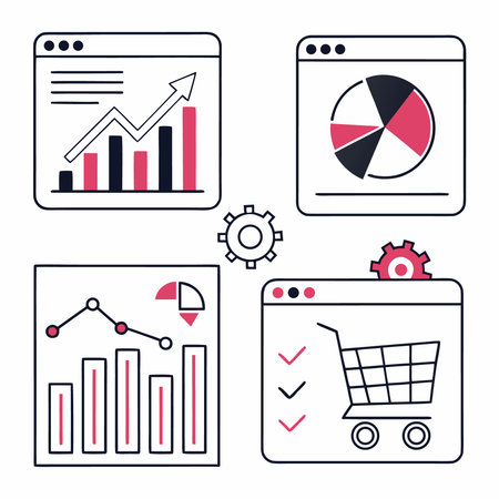 Shopping design over white background, vector illustration eps10.のイラスト素材