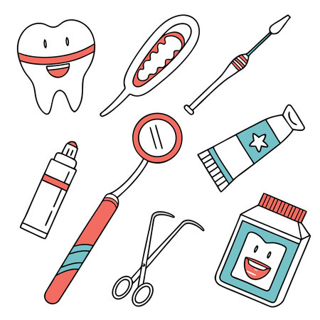 Set of email icons. Envelope, paper plane, letter. Vector illustrationのイラスト素材