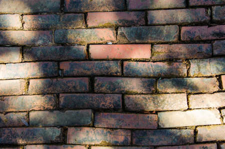 Old Street brick at chiangmaiの写真素材