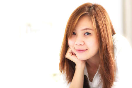 Woman with beauty smileの写真素材