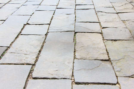 Path way made from stoneの写真素材