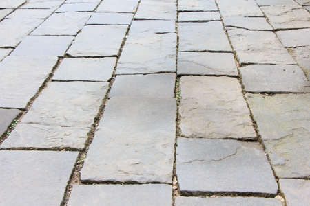 Path way made from stoneの写真素材
