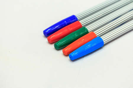 Writing Implements Isolated on backgroundの写真素材