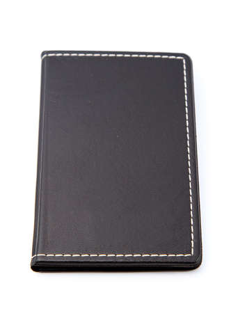 Black Notebook isolated on white backgrounds  の写真素材