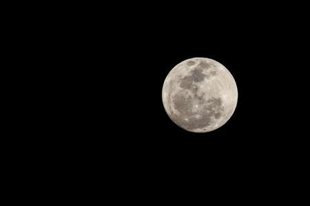 A Full moon at midnightの写真素材