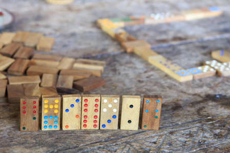 playing games, details of  piecesの写真素材
