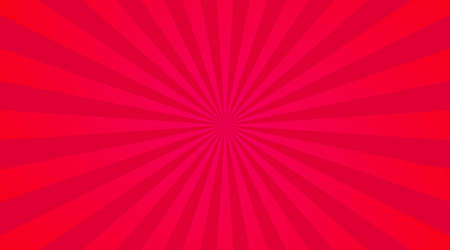Pattern Red Background. Rays. Radial. Banner. Energy geometric design. Vector illustration.のイラスト素材