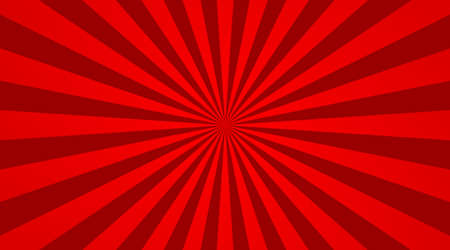 Pattern Red Background. Rays. Radial. Banner. Energy geometric design. Vector illustration.のイラスト素材