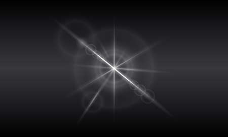 Star burst and sparkle golden glowing effect with light shine. Vector glitter illustration.のイラスト素材