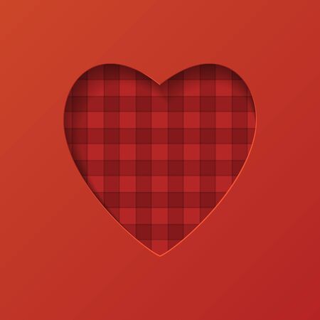 Valentine's day. Love abstract background with heart. Vector illustrationのイラスト素材