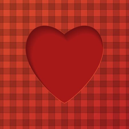 Valentine's day. Love abstract background with heart. Vector illustrationのイラスト素材