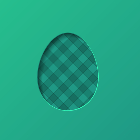Abstract background in the egg shape. Easter symbol. Vector illustrationのイラスト素材