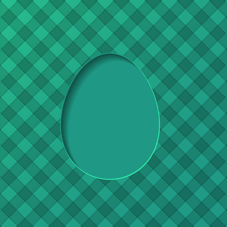 Abstract background in the egg shape. Easter symbol. Vector illustrationのイラスト素材