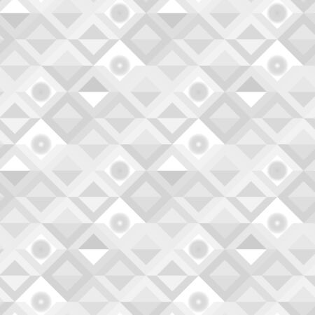 Monochrome geometric pattern. Black and white vectorのイラスト素材