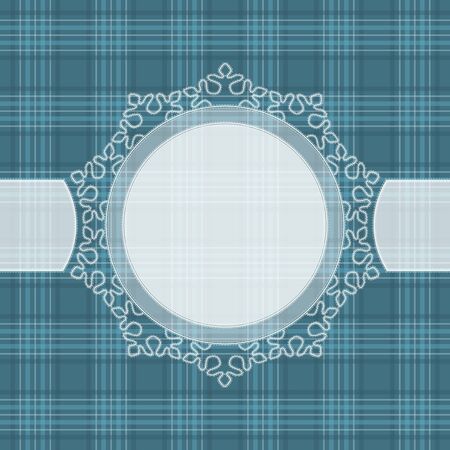 Lace snowflake pattern. Template for Christmas, New Year or greeting card. Vector illustrationの写真素材