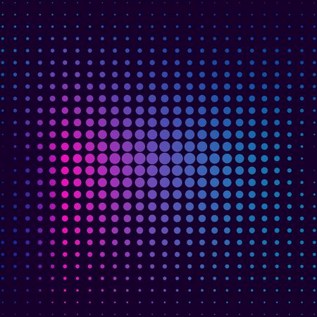 Halftone gradient pattern. Halftone dots colorful texture for your design. Abstract neon background. Vector illustrationのイラスト素材