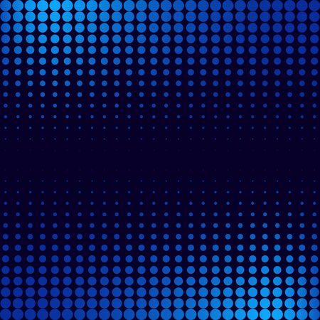 Halftone gradient pattern. Halftone dots colorful texture for your design. Abstract neon dark blue background. Vector illustrationのイラスト素材