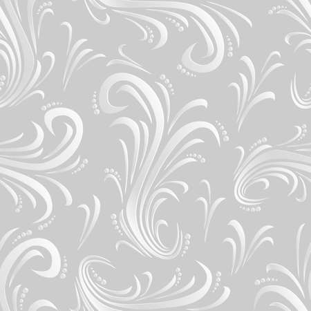 Floral background. Seamless pattern for greeting card decoration. Ornate pattern for textiles, packaging, tiles. Vector illustrationのイラスト素材
