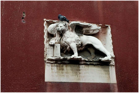 Venetian lionの写真素材