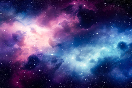 Planets, stars and galaxies in outer space showing the beauty of space explorationの素材